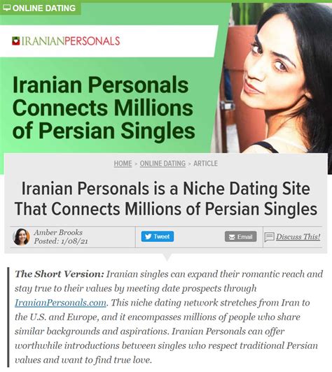 iraninpersonals|Iranian Personals ist eine Nischen